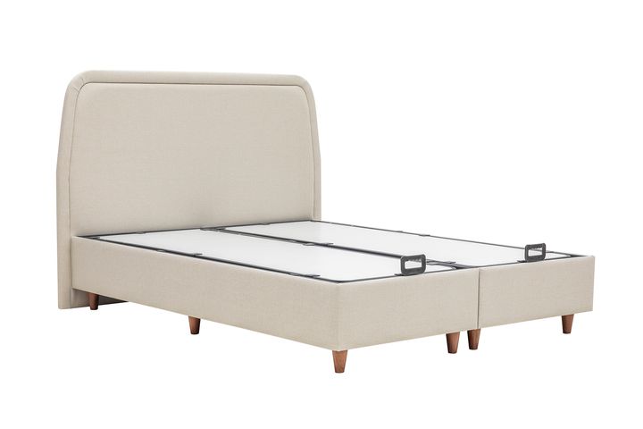 Luna Arche Boxspring Set, 160x200 cm, Creme