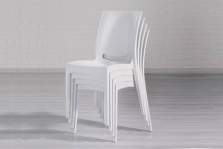 Ambrosi Garden Furniture Set, White