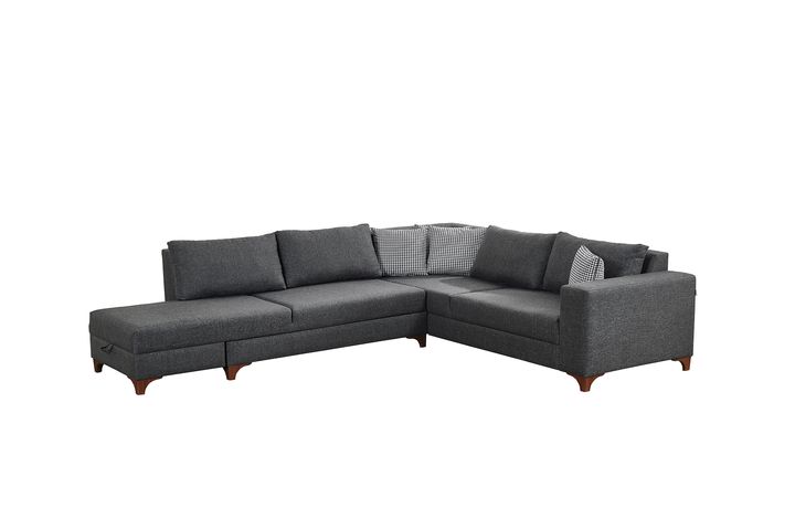 Masse Hoekbank Links, Antraciet