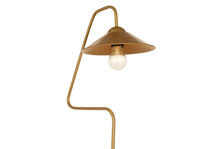 Apliqa Helga Vloerlamp, Mat Goud