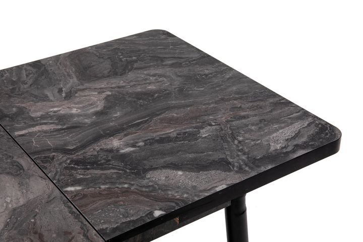 Moon Eettafelset, 120x70 cm, Zwart