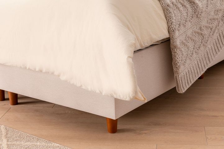 Luna Arche Boxspring Set, 160x200 cm, Creme