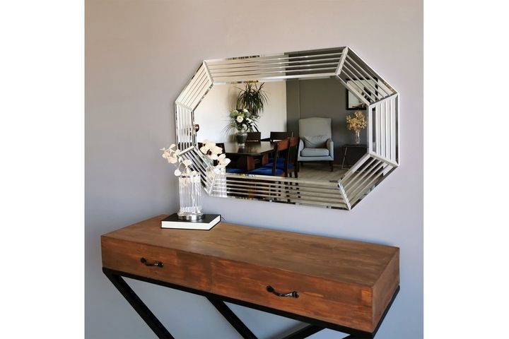 Neostyle Dressoir Spiegel, 60x100 cm, Zilver