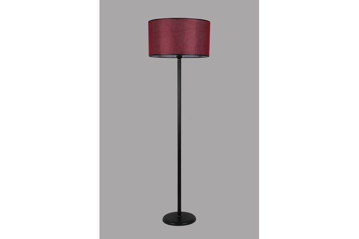 Koralle Cilinder Vloerlamp, Bordeaux