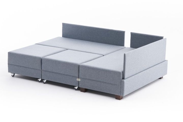 Fly Hoekbank Rechts, Blauw