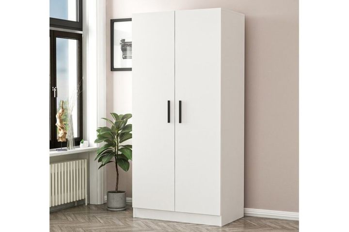 Medway Tideway Kledingkast met 2 Deuren, 190 cm, Wit
