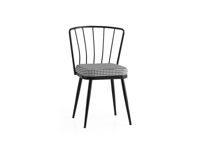 Moon Stoel, Houndstooth, Zwart