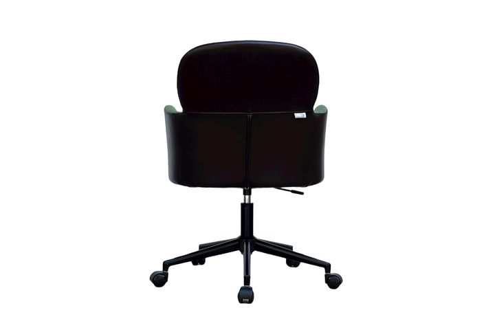 Roll Bureaustoel, Groen & Donkerbruin