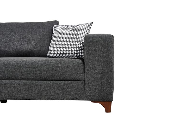 Masse Hoekbank Links, Antraciet