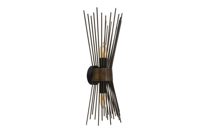 Cuenca Antique Wall Light, Brass