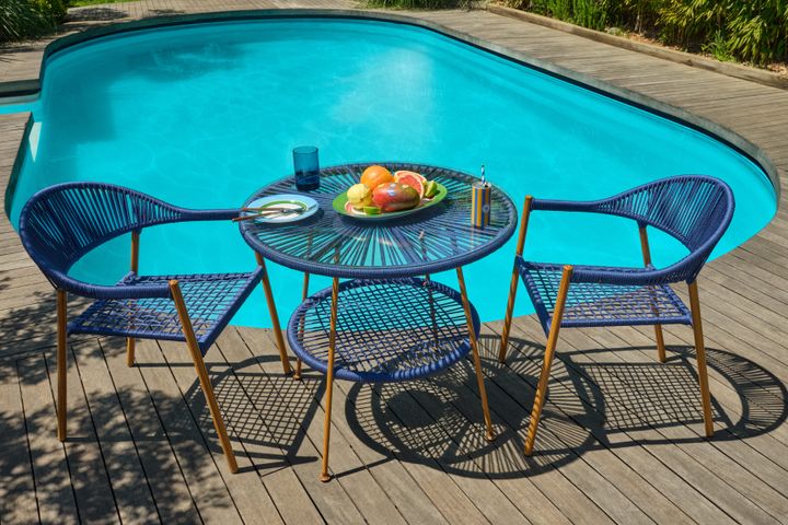 Lisa Garden Furniture Set, Blue
