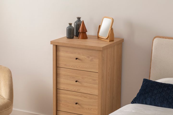 Luna Pandia Hoge Ladekast, Eik