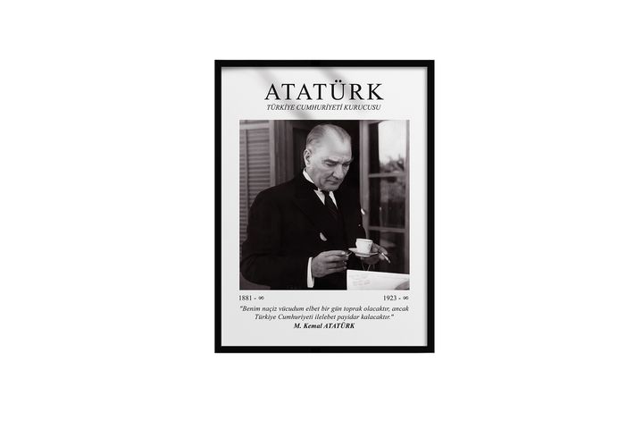 Ataturk Art Print with Frame