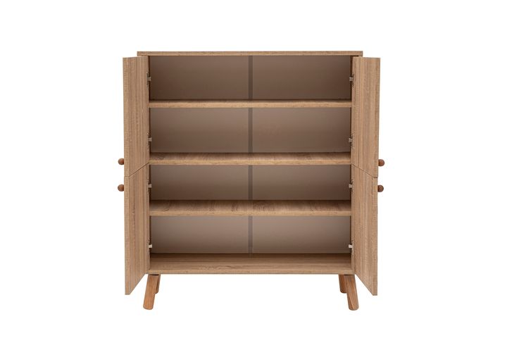 Form Multifunctionele Kast met Houten Poten