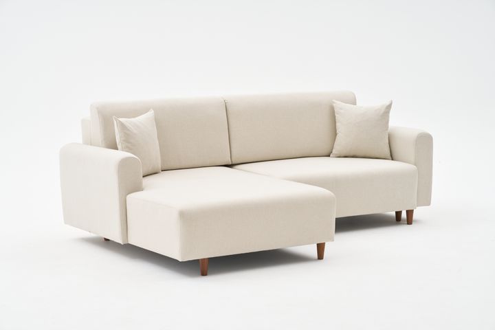 Mane Hoekbank Links, Creme
