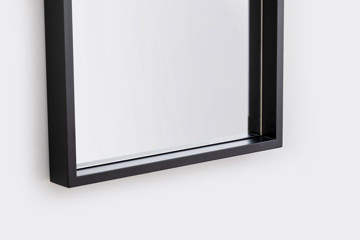 Hera Wall Mirror, 50 x 160 cm, Black