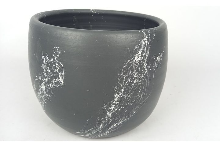 Earthenware Pot Planter, Grey