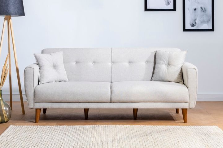 Aria 3-Sitzer Sofa, Creme