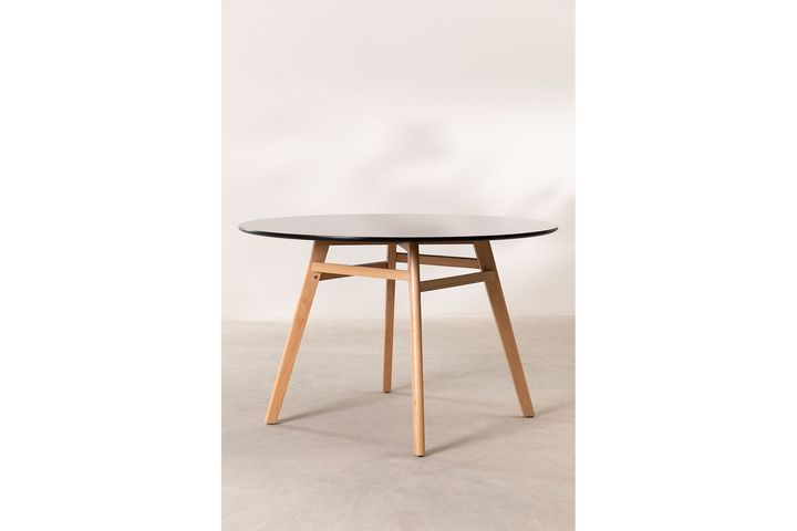 Redon Eettafel, 100 cm, Zwart