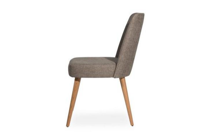 Puffy Dining Chair, Mocha