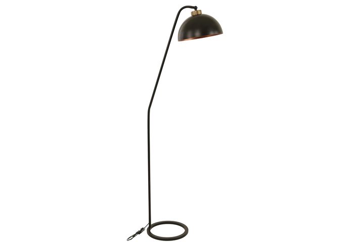 Delta Retro Vloerlamp, Zwart