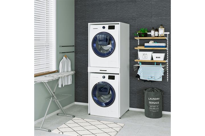Aider Washing Machine Cabinet, White