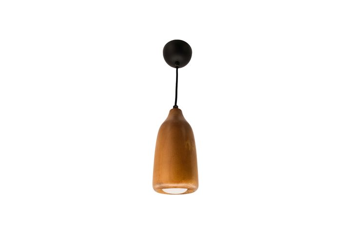 Massello Giorno Houten Hanglamp, Walnoot