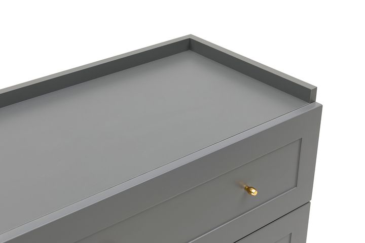 Henry Wide Chest of Drawers, Anthracite
