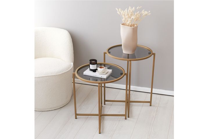 Neostill Side Table, Gold