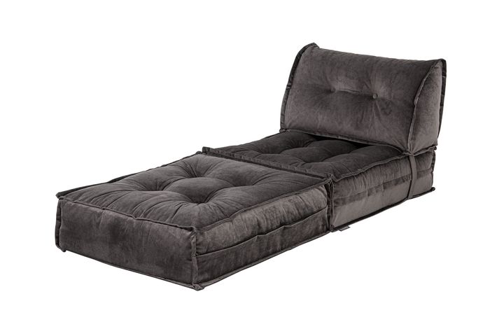 Mocca Opklapbare Fauteuil, Rookgrijs