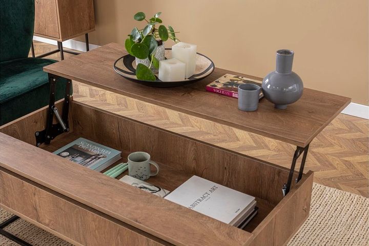 New Laxus Smart Centre Tafel, Walnoot