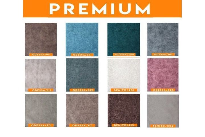 Wien Boxspringbed met Hoofdbord, 90x190 cm, Beige