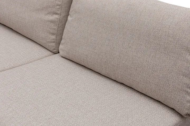 Tulip Hoekbank Rechts, Creme (Zonder pouf)