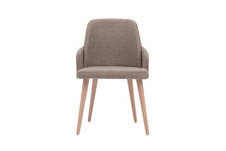 Millennium Dining Chair, Taupe & Oak