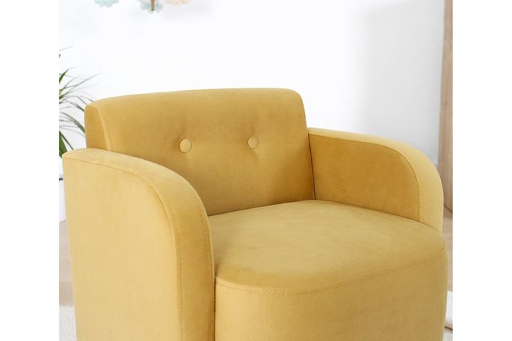 Voile Kinderfauteuil, Geel