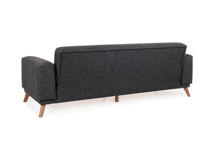 Lego 3-Zitsbank met Bed, Antraciet (Kleurkeuze Stof In Showroom)