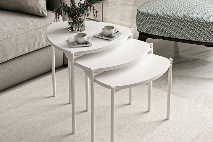 Medway Lenny Zettafelset , 3-delig, Wit