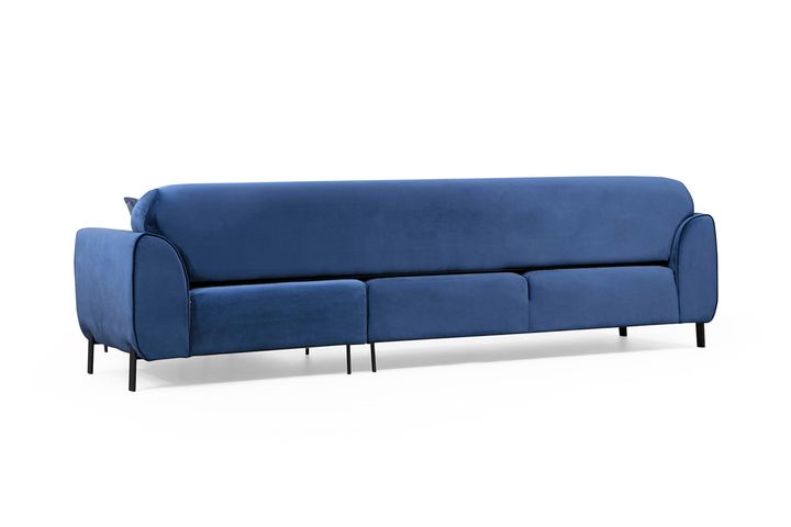 Cloud Corner Sofa Bed Right Chaise, Blue