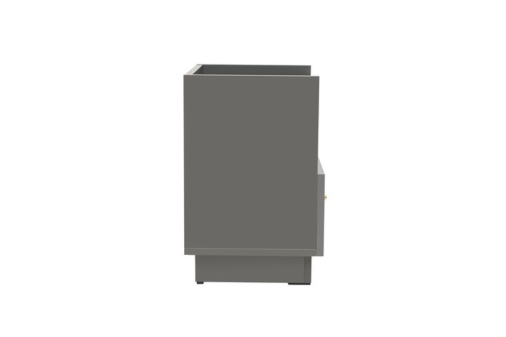 Henry Single Bedside Table, Anthracite