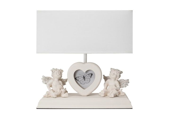 Misto Angel Framed Table Lamp, White