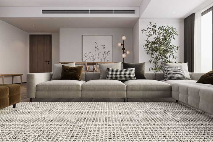 Eco Soho Maschinenteppich, 80x150 cm, Creme, 13