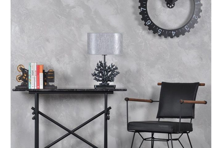 Coral Table Lamp, Dark Grey