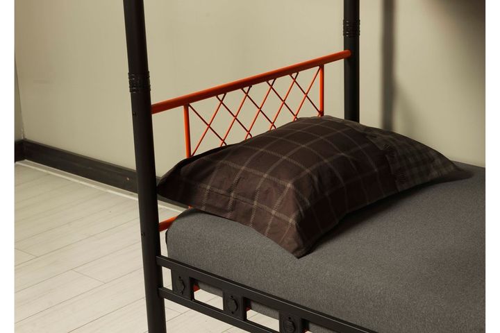 Metis Bunk Bed, 90 x 190 cm, Black