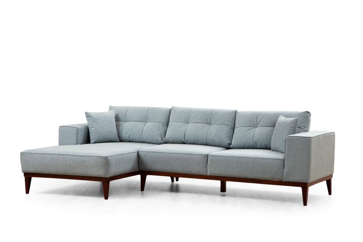 Sky blue sectional deals sofa