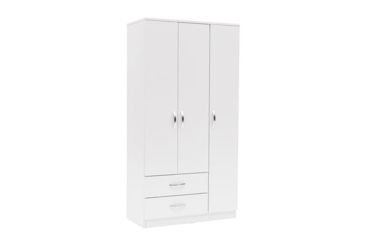 Home Kledingkast met 3 Deuren en 2 Lades