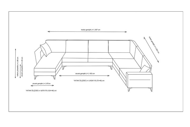 Kristal Hoekbank, Donkergrijs