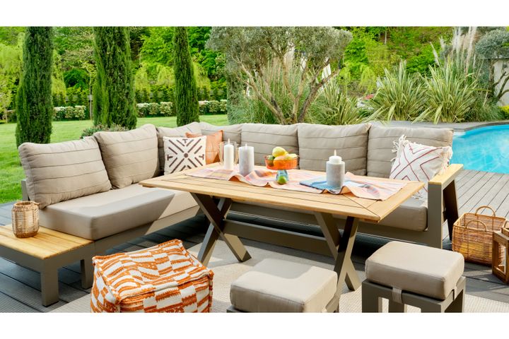 Daisy Hoekloungeset, Cappuccino