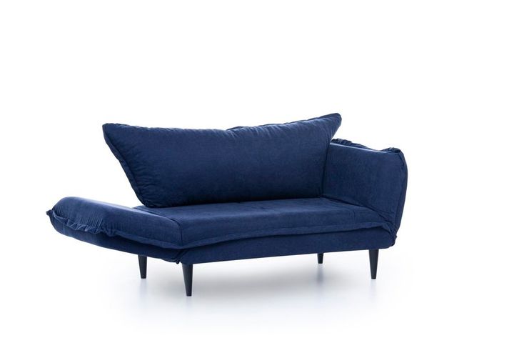Futon Vino 2-Zitsbank, Donkerblauw