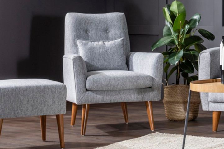 Zeny Fauteuil, Lichtgrijs