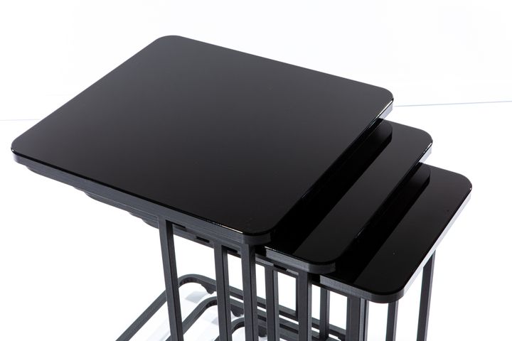 Mono C Bijzettafel, 3 Dlg, Zwart